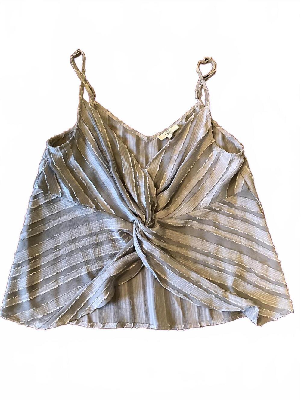 Entro Silky Sheer Twist Front Tank L